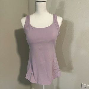 Lucy Purple Built in Bra Tank
